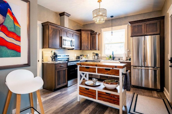 Contemporary Sheridan Home with Porch - Walk Downtown image 9